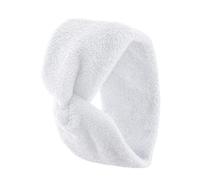 1110 - Bandeau pour cheveux en éponge de coton de 7 cm avec nœud central - fabriqué en Italie bleu ciel