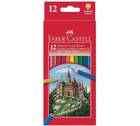 [111212-10] Faber-Castell Lot de 10 Etuis de 12 crayons de couleur en 12 coul...