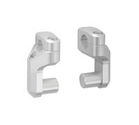 SW-Motech Pontet de guidon VARIO Ø 28 mm réglable Argent