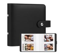 112 Album Photo pour Instax Mini Film(54 x 86 mm),2x3 inch livre d'images Compatible avec Polaroid Zink et HP Sprocket Instant Photo Paper,K-pop Photocards (Noir)