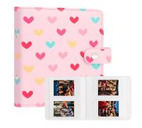 112 Album Photo pour Instax Mini Film(54 x 86 mm),2x3 inch livre d'images Compatible avec Polaroid Zink et HP Sprocket Instant Photo Paper,K-pop Photocards (Rose)