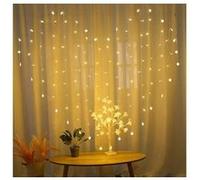 112 led guirlande lumineuse décorative love love pearl light rideau - blanc blanc G
