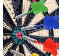 112 pièces Darts souples Decathlon de 14g, 12 jeux de fléchettes électroniques intégrées de loisir 6 pièces + 50 pièces, couleurs aléatoires,12 pièces + 100 pièces, couleurs aléatoires,3 pièces + 25 p