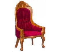 112 Scale Ladys RED Victorian Chair D6272 G