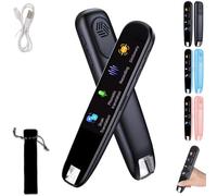112 Traduction des langues Scanning Reading Pen, Translator Pen 2024, Multipurpose Electronic Translationpen Languages, Pen Translator Real Time, Multifunctional Offline Translator (Black)