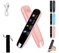 112 Traduction des langues Scanning Reading Pen, Zenova Translator Pen 2024, Multipurpose Electronic Translationpen Languages, Pen Translator Real Time, Multifunctional Offline Translator (Pink)
