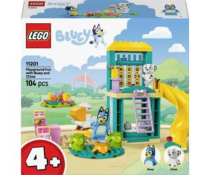 11201 LEGO® Bluey Bluey et Chloé sur le terrain de jeu