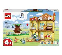 LEGO Bluey La Maison de Famille de Bluey - Maquette Modulaire de la Série TV - Jouet avec Nombreuses Pièces, Jardin, 4 Minifigurines & Accessoires - Cadeau d'anniversaire Fille ou Garçon 4 Ans 11203