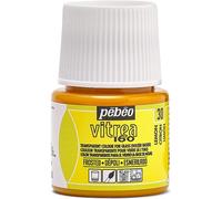 PEBEO - Peinture sur Verre Transparante Vitrea 160°C - Jaune Citron - 45 ML