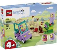 11216 LEGO® Bluey Grand-mère avec bingo et bluey; jouets de construction avec voiture jouet, jardin et figurines de la série télévisée
