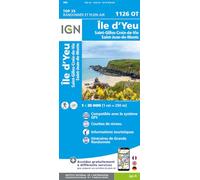 IGN 1126OT Île d'Yeu St Gilles Croix de Vie St Jean de Monts