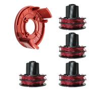112966 Bobine de fil de rechange pour AL-KO GTE 350/450/550, bobine de rechange pour débroussailleuse avec couvercle RS0010 (4 bobines + 1 couverture)