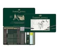 [112974] Faber-Castell Set Pitt Graphite boîte métal 26 Pièces