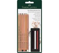 [112998] Faber-Castell Set 9 Pièces Pitt Monochrome