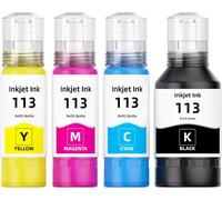113 Encre Compatible Pour Epson 113 Multipack Pour Epson Etank Et-16650 Et-16600 Et-16680 Et-5150 Et-5160 Et-5170,Etank Pro Et-15000 Et-5800 Et-5850 Et-5880