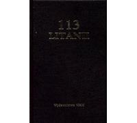113 litanies noires
