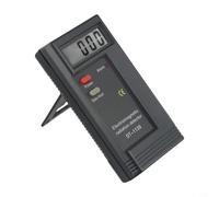 -1130 Détecteur de rayonnement électromagnétique EMF mètre avec écran LCD pour la maison, le bureau et l'utilisation industrielle, noir