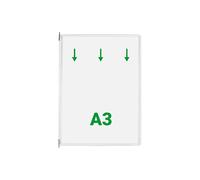 [113002] Djois 10 Poches à pivots, A3, portrait - Blanc