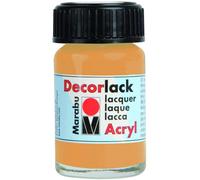 [113039784-3] Marabu Lot de 3 Vernis acrylique "Decorlack", or métallique, 15 ml