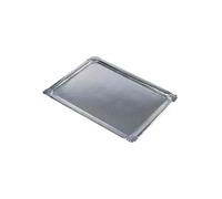 [11331] PAPSTAR Plat de service, rectangle, 455 x 340 mm, argent