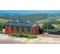 11332 Auhagen Ho Hangar pour 2 Locomotives 2 Rails Kit de Montage Échelle 1:87