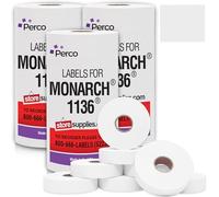 1136 Monarch étiquettes de prix 1136 4- Sleeves White
