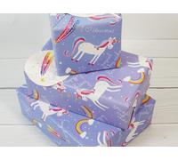 11360A Lot de 2 feuilles et 2 étiquettes Motif licorne