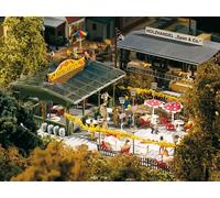 11366 Auhagen Ho Brasserie All Ouvert Kit De Montage Échelle 1:87