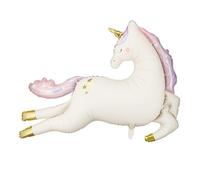 PartyDeco Ballon Foil Licorne 113 x 83 cm