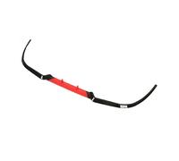 114 Cm Lot De 3 Séparateurs Universels Résistants pour Pare-Chocs Avant De Voiture pour Accessoires De Remplacement Noirs Et Rouges Avant Séparateur Lèvre(Red)