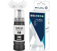 114 Encre Compatible Pour Epson 114 Photo Noir Bouteille D'Encre Compatible Pour Epson Ecotank Et-8500 Et-8550 (1-Pack)[ENC945163]