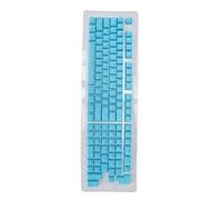 114 Touches Clavier Keycaps, PBT OEM Hauteur Deux Couleurs D'injection de Lumière Transmettant Bricolage Ergonomique Clavier Mécanique de Remplacement Keycap, pour Clavier Mécanique (mini bleu ciel)