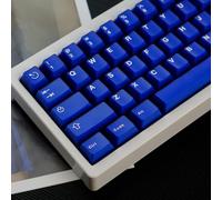 114 x Blue Double Shot Mechanical Keyboard Keys 60% 65% 95% Cherry MX Switches