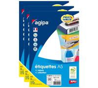 Etui A5 320 étiquettes banches 48.5*25 mm
