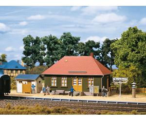 11407 Auhagen Station Avec Accessoires Et Toilette Kit Montage Échelle 1:87