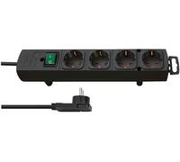 [1153100100] brennenstuhl Multiprise "Comfort-Line Plus" 4 prises noire avec ...