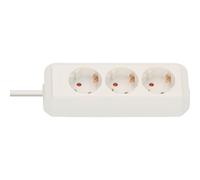 [1158610015] brennenstuhl Barrette femelle "Eco-Line", triple, blanche