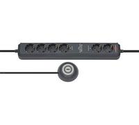 Brennenstuhl Eco-Line Comfort Switch multiprise 2 m 6 sortie(s) CA Anthracite