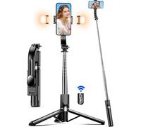 115cm Selfie Stick With Upgraded Tripod-2 Extra Light-Phone Tripod With Detachable Remote Control,360° Rotation For Iphone 14 13 12 11 Pro Xs Max Xr,Samsung,Huawei,Gopro