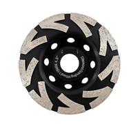 115mm Diamond Grinding Wheel 4.5inches Concrete V-shape Segment Sanding Disc Marble Granite Stone Grinder Plate(1pc,5 Segments)