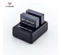 1160mAh batterie Kit Pack boîte Double chargeur pour GoPro Go Pro Hero 4/3 + Bateria 4K Sport Action caméra accessoires Batteries