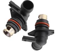 11617561408 Élément chauffant de tuyau d'aération de carter avec joint torique compatible avec 2007-2013 325xi 328xi 525i 528i X3 X5 Z4 E60 E70 E82 E83 E85 N52 3.0L 11618638 014 1 Connecteur coudé