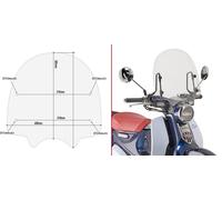 Givi 1168A - Pare-brise pour Honda Super Cub C125