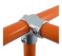 116D Clé d'angle à 3 voies pour tube standard de 48,3 mm | Serre-joints en acier galvanisé robuste pour main courante, garde-corps et échafaudage