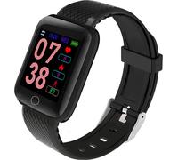 116plus Smartwatch, bracelet sportif, écran TFT 1,44 pouces, tracker fitness, avec fréquence cardiaque, sommeil, calories brûlées et autres fonctions