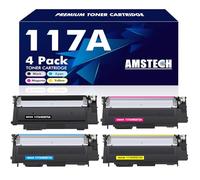 4-Pack Cartouche de 117A Toner Compatible pour HP Color Laser MFP 178nw 179fnw 150nw 150a 178nwg 179fwg 178 179 150 W2070A W2071A W2072A W2073A - Noir Cyan Jaune Magenta