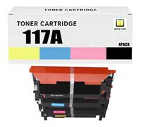 117A Cartouche de Toner Compatible pour HP - W2070A W2071A W2072A W2073A pour Color Laser 150a 150nw MFP 178fnw MFP 179fnw,4pack