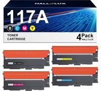 117A Cartouches De Toner Compatible Pour Hp 117A Pour Color Laser Mfp 178Nw 179Fnw 150Nw 150A 178Nwg 179Fwg W2070A W2071A W2072A W2073A (Noir Cyan Jaune Magenta, 4 Pack)[ENC941273]
