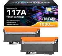 117A Lot de 2 Toners compatibles avec HP W2070A avec Puce pour HP Color Laser MFP 179fwg 178nwg 150nw 179fnw 150a 178nw (Noir)