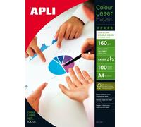 [11817] Apli Pack 100 feuilles papier photo brillant laser recto/verso 210 x ...